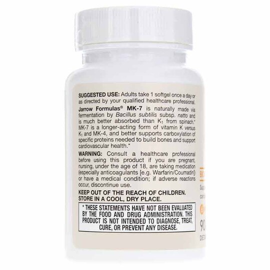 MK-7 Vitamin K2 90 Mcg, JRF